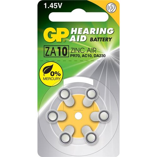 GP Batteries ZA10 - za Slu&scaron;ne aparate 6 baterij (BLISTER), (20430795) Cene