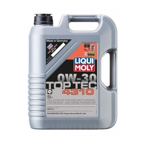 LIQUI-MOLY motorno olje liquimoly 0W-30 top-tec 4310 5L Cene