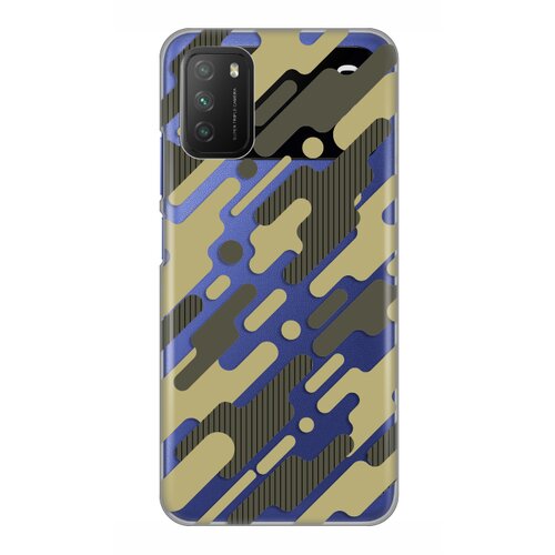 Teracell maska silikonska print skin za xiaomi poco M3 army pattern Slike