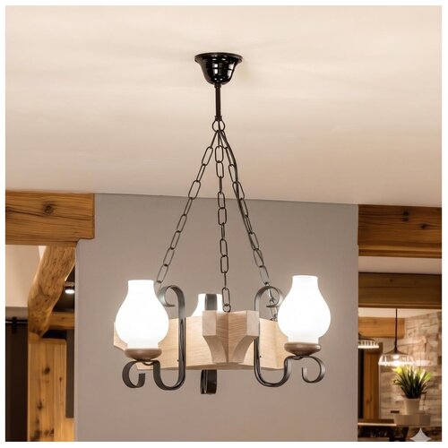 Brilagi Luster na lancu QUEEN 3xE14/40W/230V hrast Cene