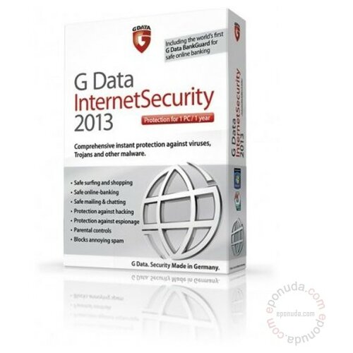 G Data paket 5 licenci Internet Security za pravna lica antivirus Slike