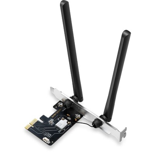 Mercusys WLAN Mercusys MA86XE AXE5400 Tri-Band Wi-Fi 6E Bluetooth PCI Express Adapter, 2402 Mbps at 6 GHz + 2402 Mbps at 5 GHz + 574 Mbps at 2.4 GHz, 2× Hi Cijene
