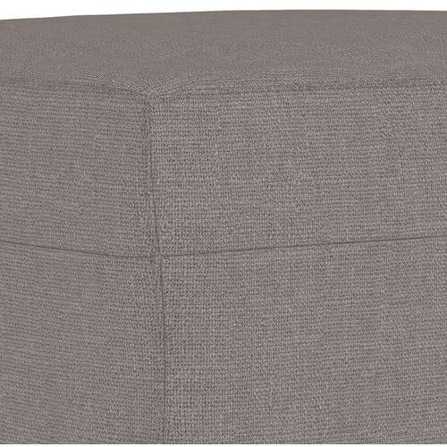  3-dijelni set sofa s jastucima smeđesivi od tkanine Slike