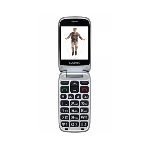 Usams EVOLVEO Easyphone FP EP-770 telefon za starejše na tipke 4G rdeč 51700067