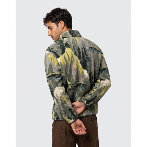 Columbia Helvetia II Printed Half Snap Fleece Kaki Slike