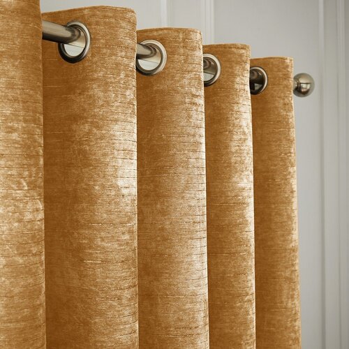Hyperion Žute termo izolacijske zavjese u setu 2 kom od šenila 229x183 cm Selene Luxury Chenille – Cijene