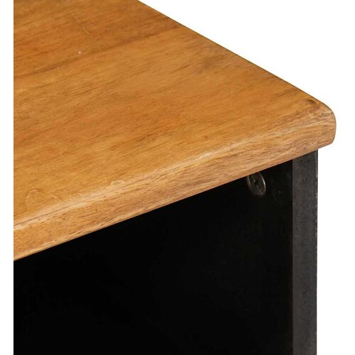  ormar s ladicama s policom 80 x 33 x 46 cm Čvrsto drvo manga Slike