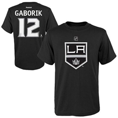 Reebok majica Los Angeles Kings Gaborik, NHL Name & Nr. SR, mo&scaron;ki, M, črna/siva Cene