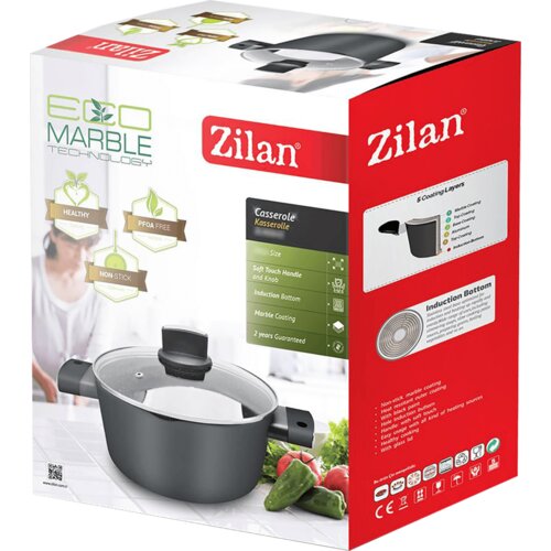 Zilan Lonac sa staklenim poklopcem, 28 cm - ZLN0867 Slike