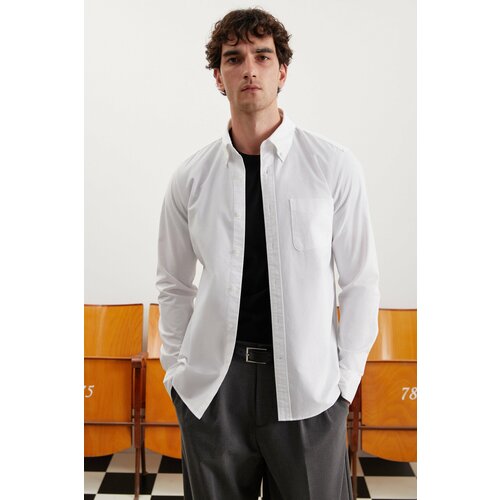 GRIMELANGE men's clayton oversize fit 100% cotton thick textured printed t-shirt Slike