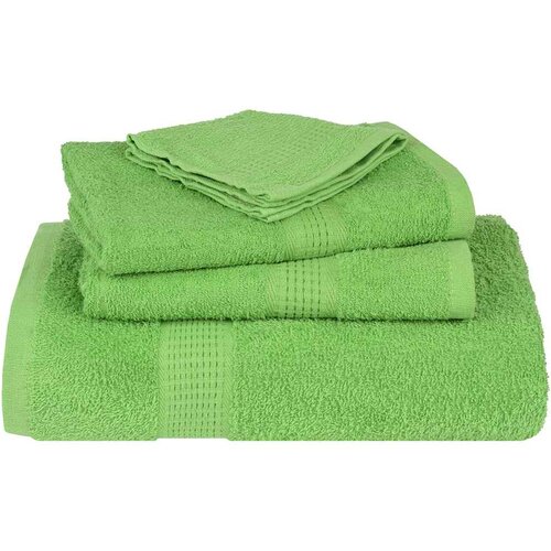  Ručnici za ruke FROGN 4 kom. Zelene boje jabuke 50x100 cm 360 g/m&amp;sup2; Slike