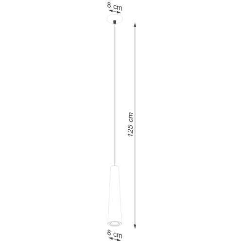 Sollux Lighting Sollux SL.1347 - Luster na sajli ELECTRA 1xGU10/10W/230V beton/siva Slike