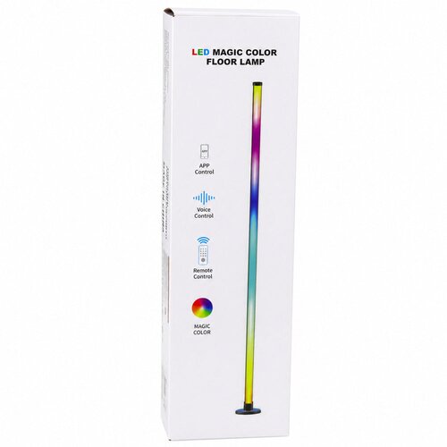  LED Corner Floor Lamp Music Mode Remote Control App 90cm Slike