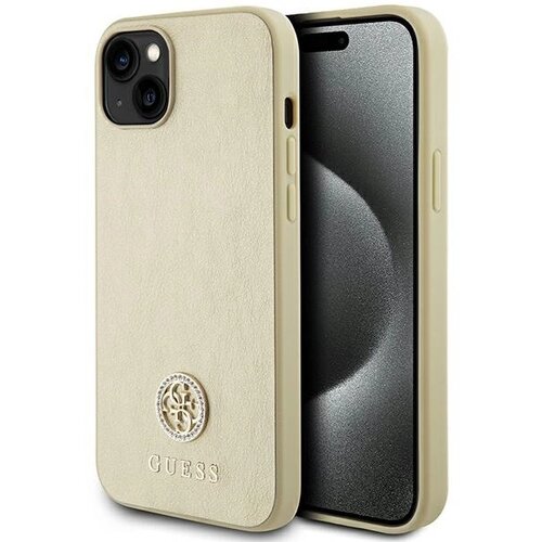 Guess USNJEN OVITEK 4G KOVINSKI LOGO STRATS ZA IPHONE 15 ZLAT OVITEK, (21834562) Cene