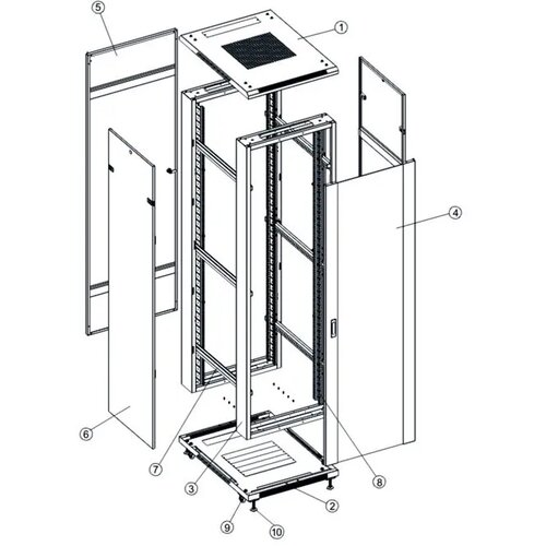Safewell Rack orman 42U 600x800 Cene