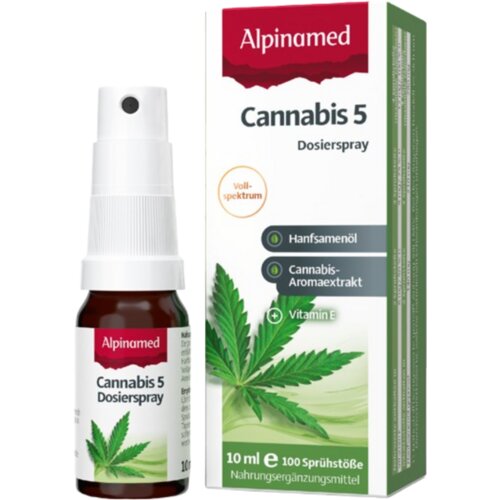 Alpinamed Cannabis 5 dozirno razpršilo - 10 ml Cene