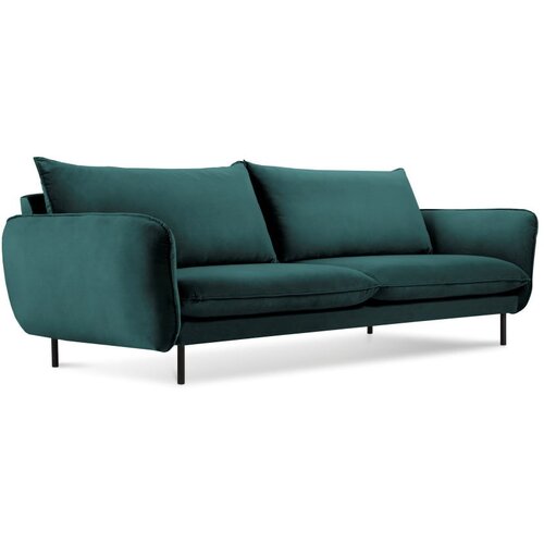Cosmopolitan Design Petrolej zelen žametn kavč Vienna, 230 cm Cene