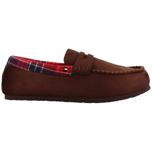 Tommy Hilfiger Nogavice Fm0fm06013 Check Driver House Shoe Kostanjeva Slike
