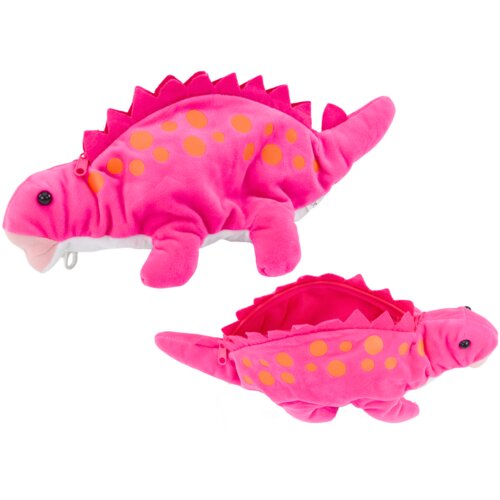 Plišana pernica Dinosaur 34 cm - roza Cijene