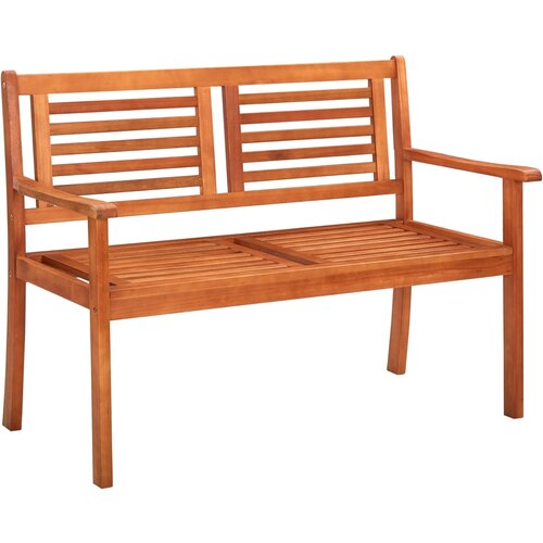 VidaXL Vrtna klop za 2 osebi 120 cm trden evkaliptusov les Slike