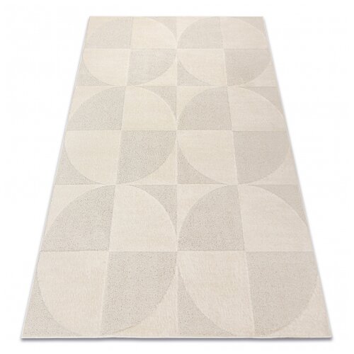 RugsX DUNE 2900 preproga kremna &ndash; geometrijska, krogih, struktura 280x370 cm, (5000231477) Cene