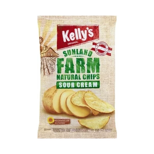 Kelly's sunland farm chips garden style kisla krema