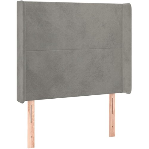  LED uzglavlje svjetlosivo 83 x 16 x 118/128 cm bar&amp;scaron;unasto Slike