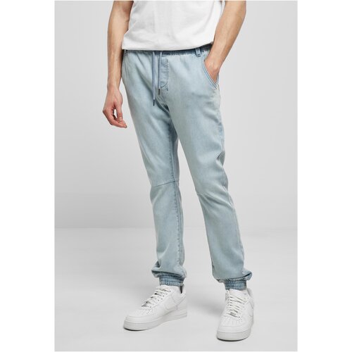UC Men Knitted Denim Jogpants lighter washed Slike