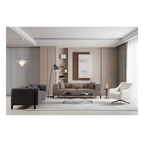 Atelier Del Sofa Trosed Gio 93x75x225cm Antracit Slike