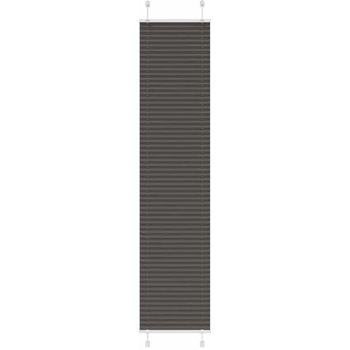  Plisirana zavjesa Crna 45x200 cm Širina tkanine 44,4 cm Poliester Cene