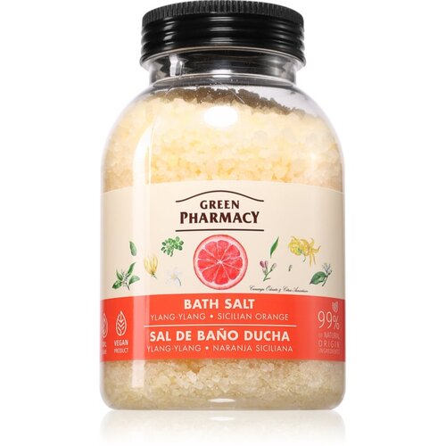Green Pharmacy Ylang-ylang &amp;amp; Sicilian Orange Bath Salt relaksirajuća sol za kupku 1000 g Slike