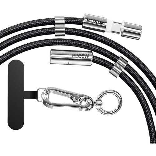 Moxom USB data kabal MX-CB313 Type-C to Lightning strap/ crna Cene