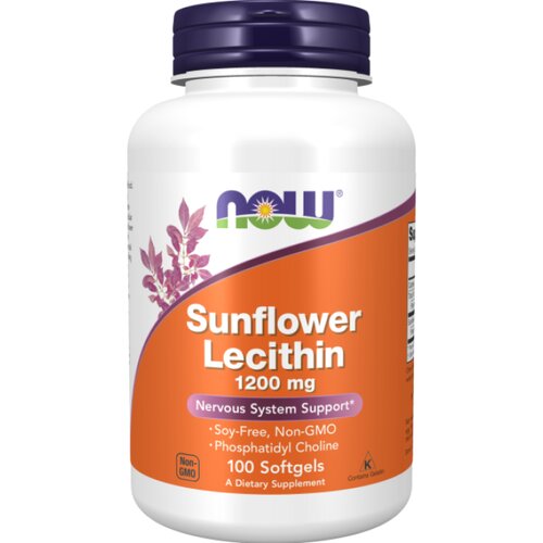 Now Foods Suncokretov lecitin NOW, 1200 mg (100 mekih kapsula) Cijene