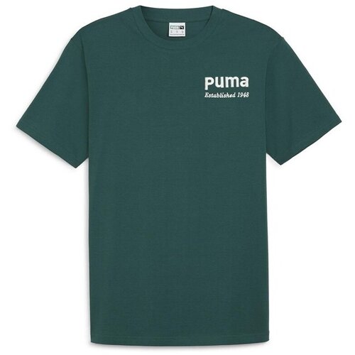 Puma Majice s kratkimi rokavi Team Graphic Tee Zelena Slike