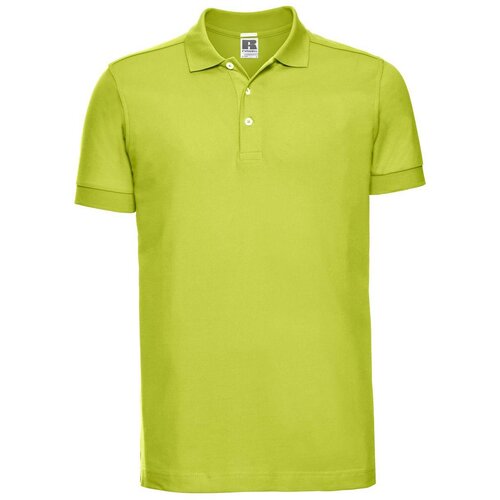 RUSSELL Men's T-shirt Stretch Polo R566M 95% smooth cotton ring-spun 5% Lycra 205g/210g Cene