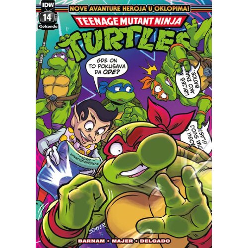 Golconda Erik Barnam, Sara Majer - TMNT: Nove avanture heroja u oklopima #14 Slike