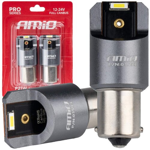 Amio Auto sijalica BA15S P21W LED Full Canbus Pro Cene