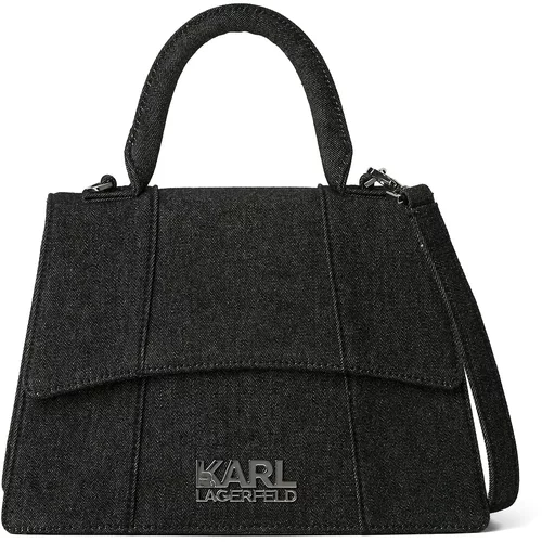 Karl Lagerfeld Ročna torbica moder denim