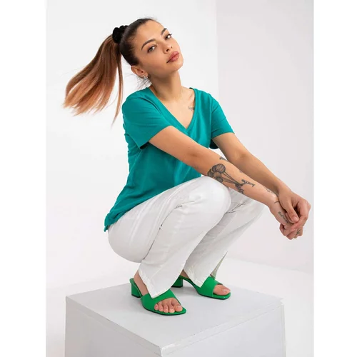 Fashion Hunters Green cotton t-shirt by Salina MAYFLIES
