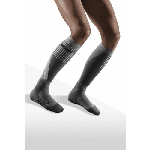 Cep Women's compression knee-high socks SKI TOURING Grey Cene