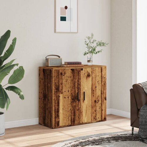VidaXL Komoda starinski les 80x33x70 cm inženirski les Slike
