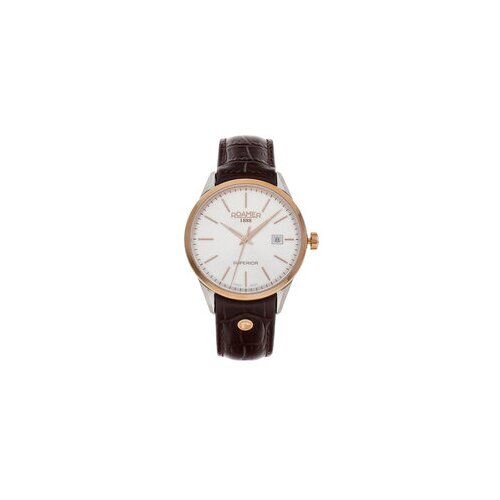 Roamer Ročna ura Superior 3H 508833 49 15 05 Rjava Slike