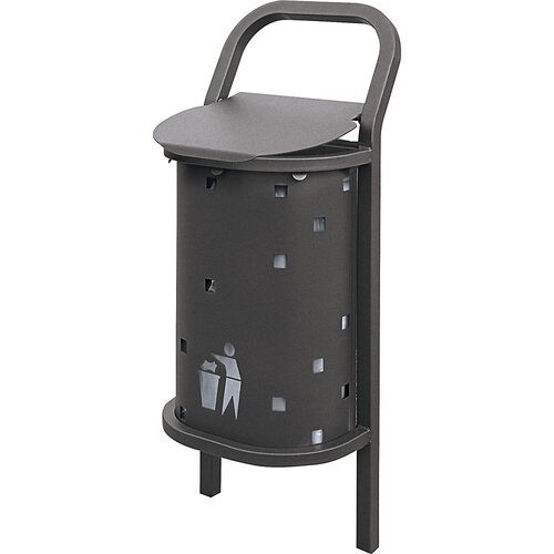 PROCITY zunanji ko&amp;scaron; za odpadke convi&amp;reg;, prostornina 50 l, sive barve Slike