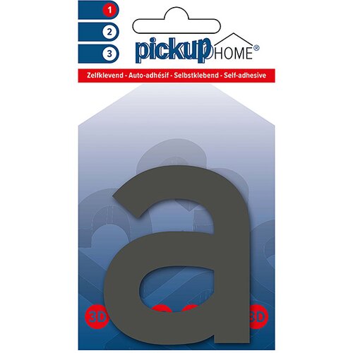 Rio Črka Pickup 3D Home Rio (Motiv: a, vi&amp;scaron;ina: 10 cm, sive barve) Slike