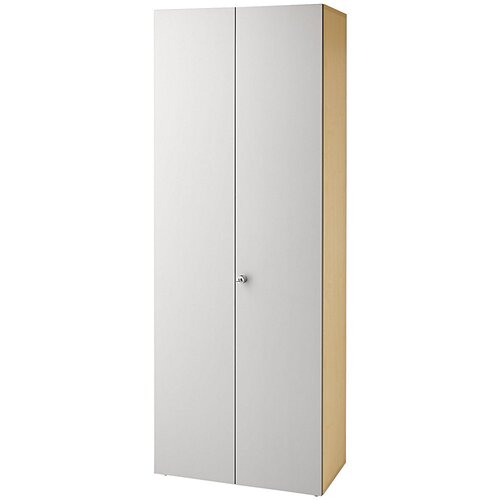 eurokraft pro anny - omara za dokumentacijo, krilna vrata, 5 polic, imitacija javorja / aluminijasto srebrna Cene