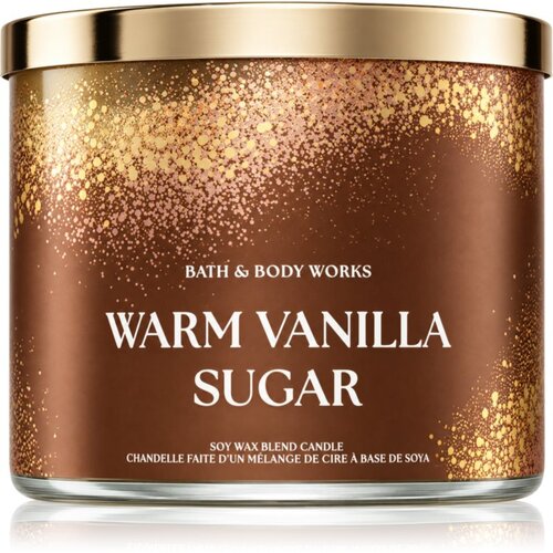 Bath &amp;amp; Body Works Warm Vanilla Sugar di&amp;scaron;eča sveča 411 g Slike