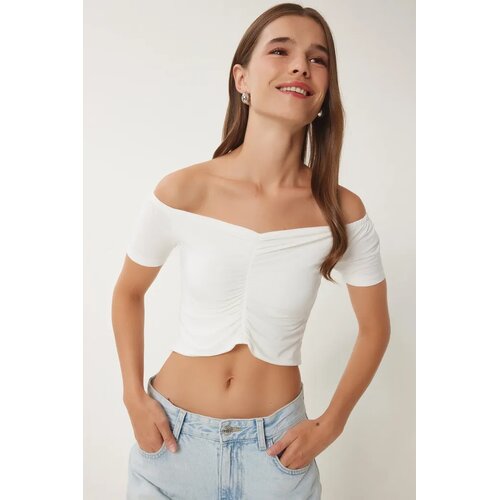  Ženska bluza LII00117, Krem Slike
