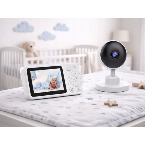 Baby Monitor baby sitter s noćnom video kamerom i 2,8&amp;Prime; LCD zaslonom Slike