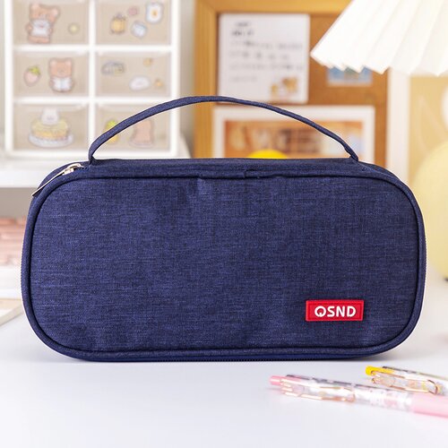 INF Minimalistično platneno peresnico z ročajem NavyBlue, (21839289) Cene