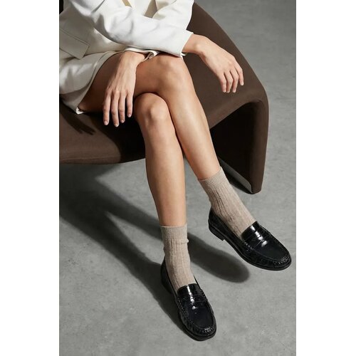 Trendyol Shoes Ženske mokasine Takss26La00006, Crne Cene